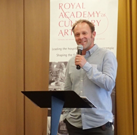 Matt Slater talks sustainable Cornish seafood at The Royal Academy of Culinary Arts