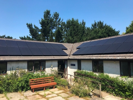 Solar panels at Cornwall Wildlife Trust Head Offices 1