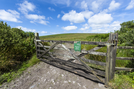 Gate at Bartinney nature reserve